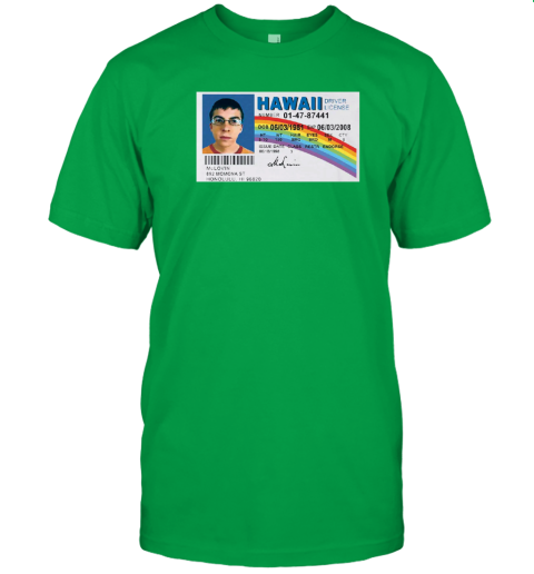 mclovin license shirt