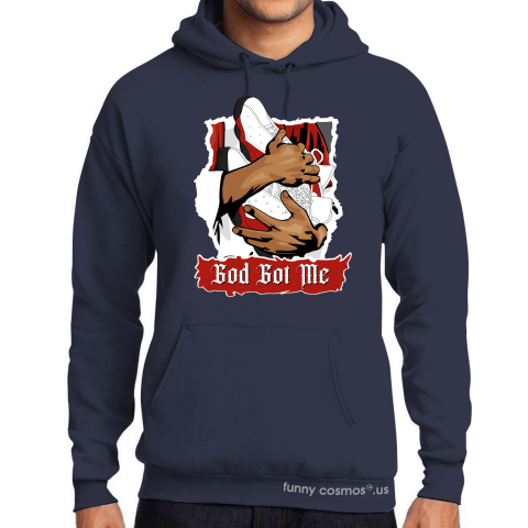Air Jordan 13 Chicago Matching Sneaker Tshirt God Got Me White and Red Jordan Shirt