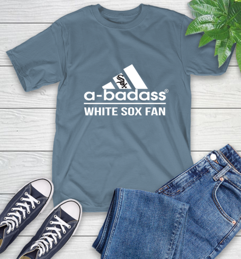 MLB A Badass Chicago White Sox Fan Adidas Baseball Sports T-Shirt 8