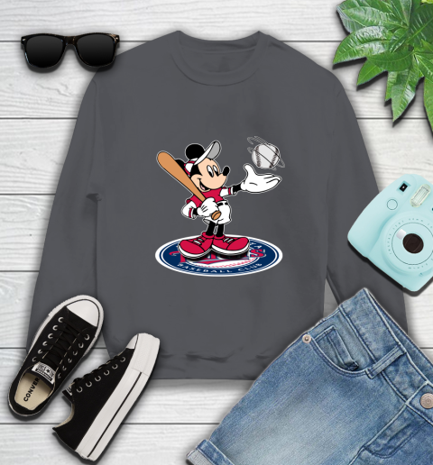 MLB Baseball Minnesota Twins Cheerful Mickey Disney Shirt Sweatshirt 6