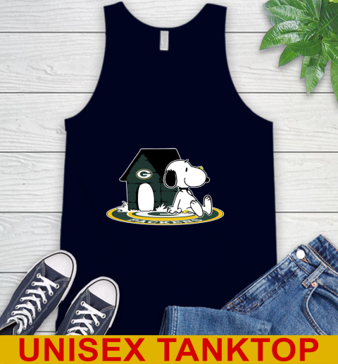 NFL Football Green Bay Packers Snoopy The Peanuts Movie Shirt Tank Top 3
