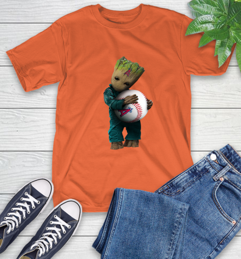 MLB Groot Guardians Of The Galaxy Baseball Sports Los Angeles Angels T-Shirt 5