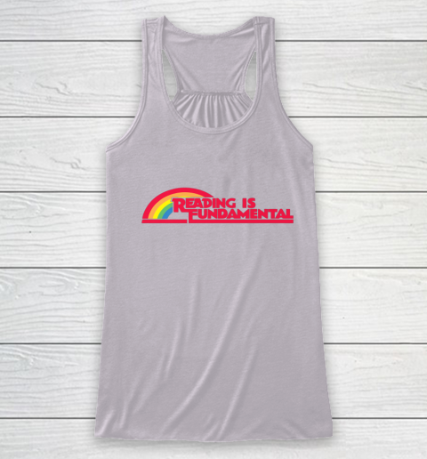 Reading Rainbow t shirt Reading is Fundamental Gay Rainbow Racerback Tank 3