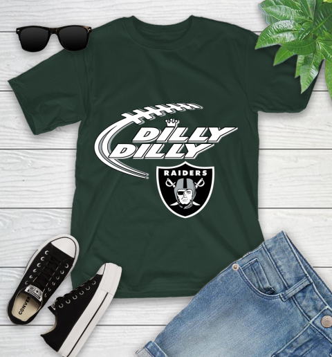 NFL Oakland Raiders Dilly Dilly Football Sports Youth T-Shirt 5