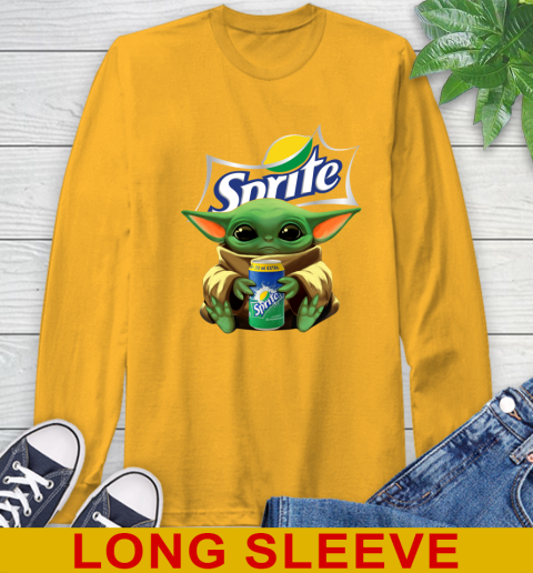 Star Wars Baby Yoda Hugs Sprite Soft Drink Shirt 60