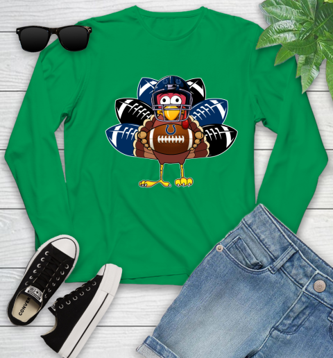 Indianapolis Colts Turkey Thanksgiving Day Youth Long Sleeve 6
