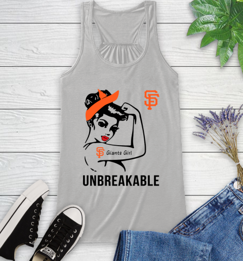 MLB San Francisco Giants Girl Unbreakable Baseball Sports Racerback Tank