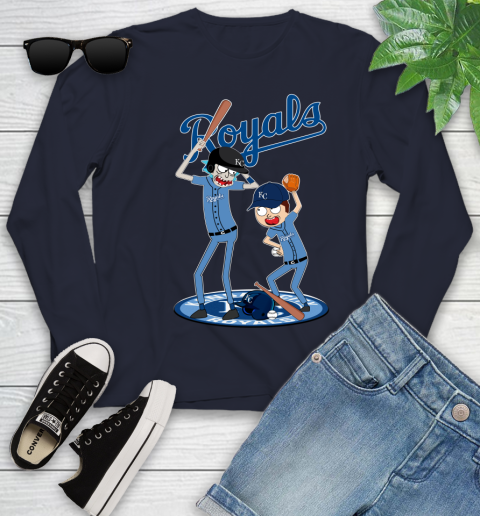 MLB Kansas City Royals Rick And Morty Baseball 127