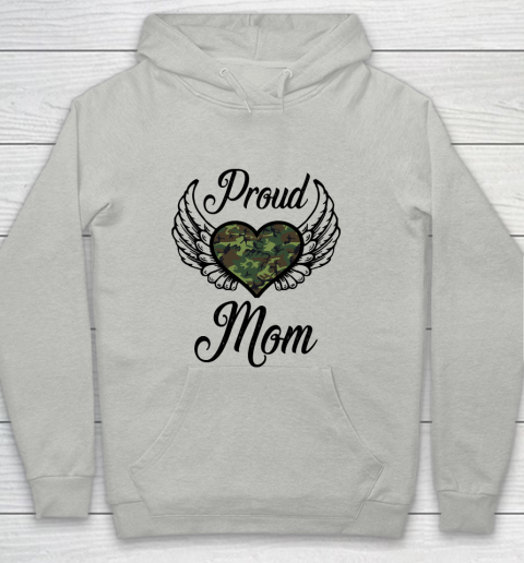 Mother's Day Funny Gift Ideas Apparel  Proud Military Mom Proud Army Mom presents military mom gift Youth Hoodie