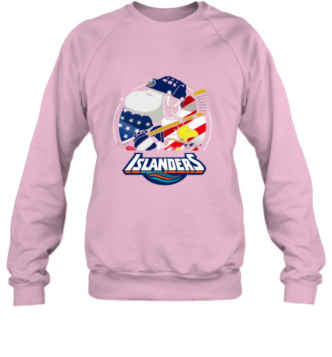 New York Islanders Ice Hockey Snoopy And Woodstock NHL Sweatshirt