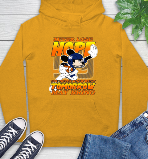 New York Giants NFL Football Mickey Disney Never Lose Hope Hoodie 2
