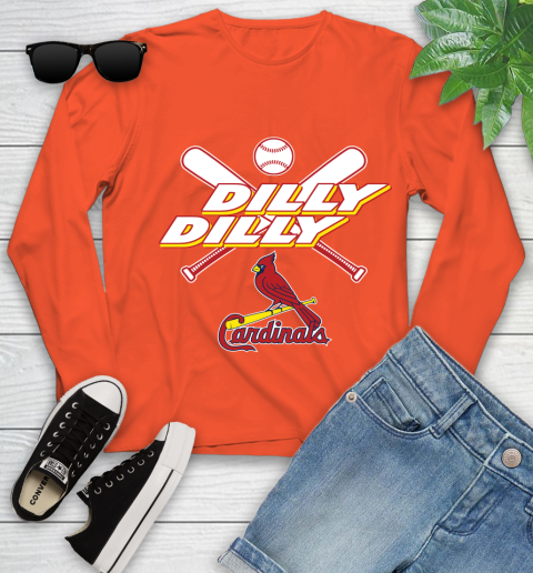 MLB St.Louis Cardinals Dilly Dilly Baseball Sports Youth Long Sleeve 4