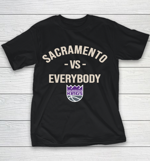 Sacramento Kings Vs Everybody Youth T-Shirt