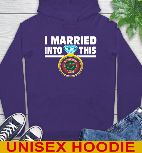 Minnesota Wild NHL Hockey I Married Into This My Team Sports Hoodie 5