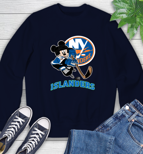 NHL New York Islanders Mickey Mouse Disney Hockey T Shirt Sweatshirt 3