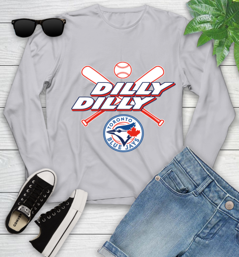 MLB Toronto Blue Jays Dilly Dilly Baseball Sports Youth Long Sleeve 5