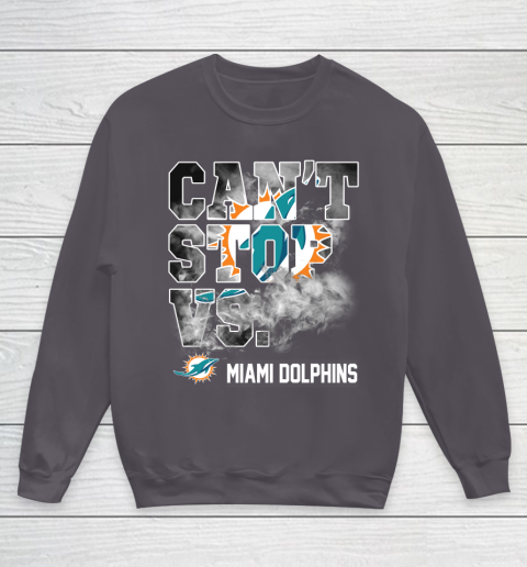 NFL Miami Dolphins Can't Stop Vs Youth Sweatshirt 5