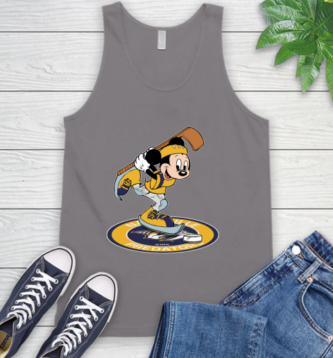 NHL Hockey Nashville Predators Cheerful Mickey Disney Shirt Tank Top 7