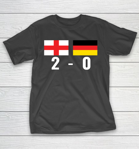 England  Germany 2 0 Euro Football Championship T-Shirt