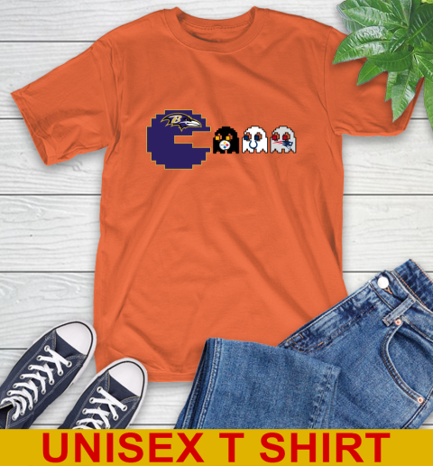 Baltimore Ravens NFL Football Pac Man Champion T-Shirt 5