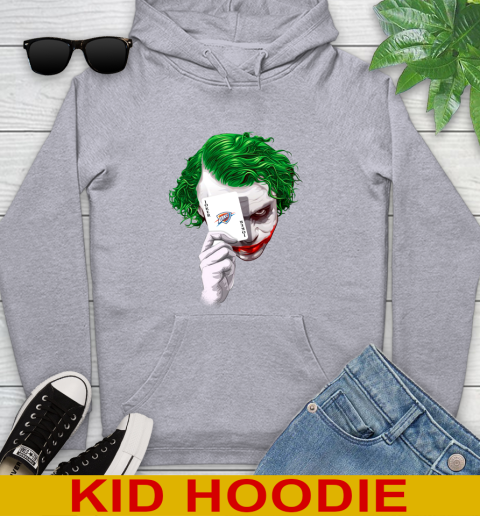 Oklahoma City Thunder NBA Basketball Joker Card Shirt Youth Hoodie 6