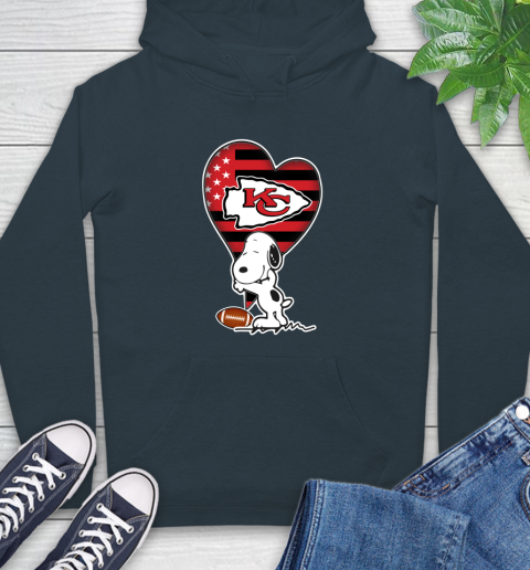 Kansas City Chiefs NFL Football The Peanuts Movie Adorable Snoopy Hoodie 7