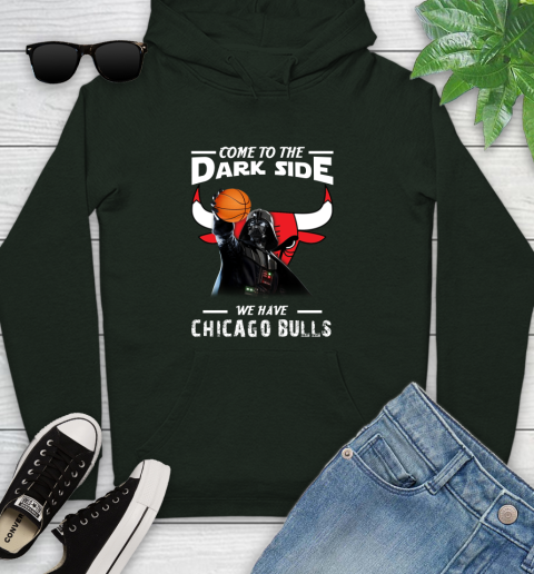 NBA Come To The Dark Side We Have Chicago Bulls Star Wars Darth Vader Basketball Youth Hoodie 14