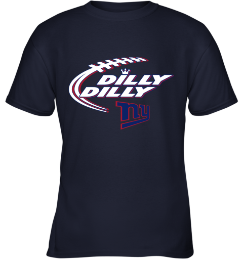 NFL New York Giants Dilly Dilly Football Sports 49G3AGoGrpE youth t shirt 26 95 151514 front navy