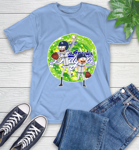 MLB Los Angeles Dodgers Rick And Morty Baseball Sports T-Shirt 11