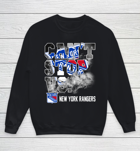 NHL New York Rangers Hockey Can't Stop Vs Youth Sweatshirt
