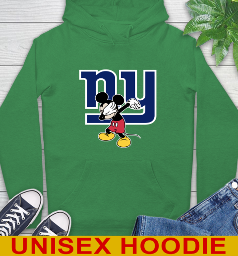 New York Giants NFL Football Dabbing Mickey Disney Sports Hoodie 8