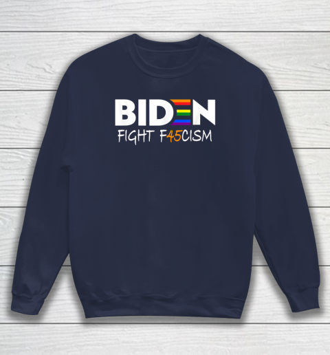 Biden Fight F45cism Shirt Biden Fight Fascism Anti Trump Sweatshirt 3 Biden Fight F45cism Shirt Biden Fight Fascism Anti Trump Sweatshirt - Image 3