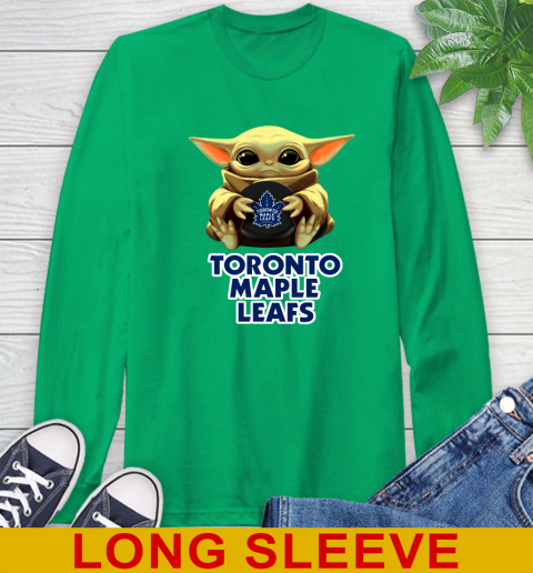 NHL Hockey Toronto Maple Leafs Star Wars Baby Yoda Shirt 64