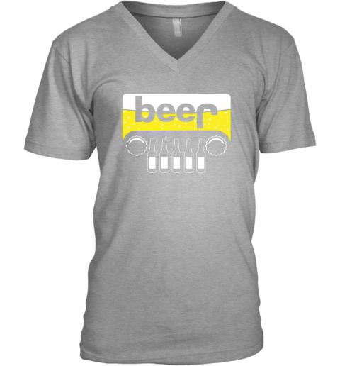 t1bt beer and jeep shirts v neck unisex 8 front sport grey