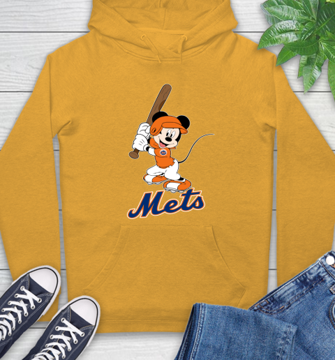 MLB Baseball New York Mets Cheerful Mickey Mouse Shirt Hoodie 3