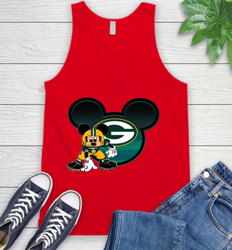 NFL Green Bay Packers Mickey Mouse Disney Football T Shirt Tank Top 6
