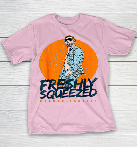 Wrestling Freshly Squeezed Orange Cassidy AEW Wrestler Youth T-Shirt 5