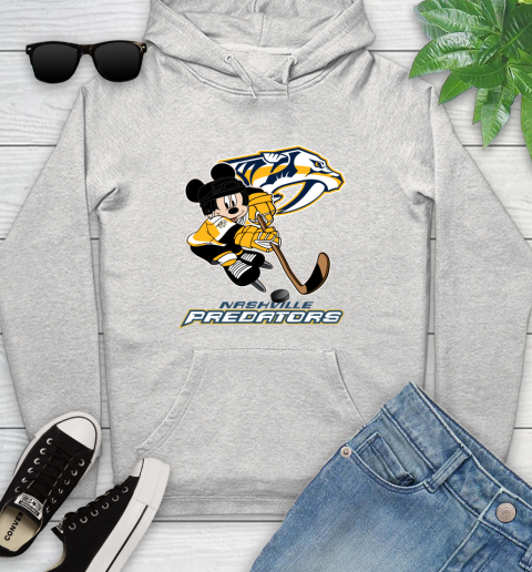 NHL Nashville Predators Mickey Mouse Disney Hockey T Shirt Youth Hoodie