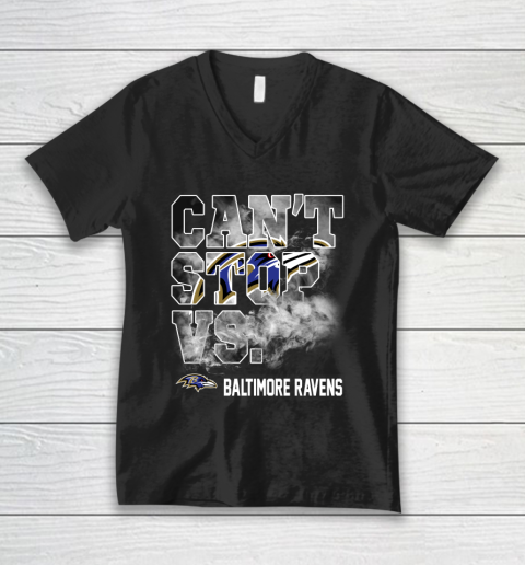NFL Baltimore Ravens Can't Stop Vs V-Neck T-Shirt
