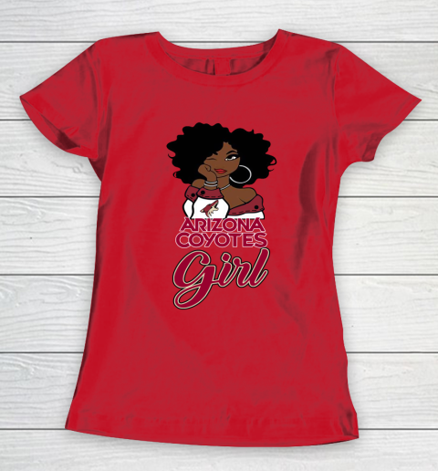 Arizona Coyotes Girl NHL Women's T-Shirt 10