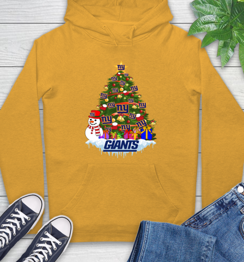New York Giants Merry Christmas NFL Football Sports Hoodie - Image 4