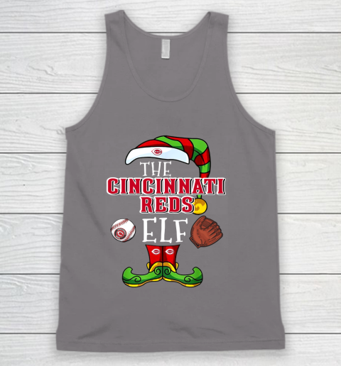 Cincinnati Reds Christmas ELF Funny MLB Tank Top 6