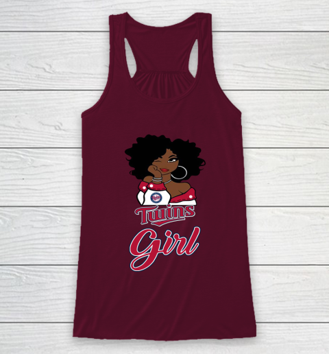 Minnesota Twinss Girl MLB Racerback Tank 3