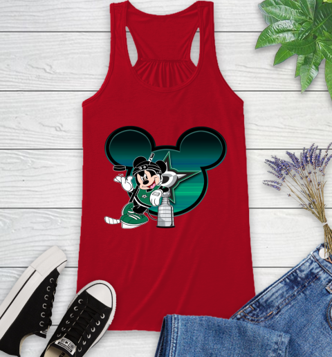 NHL Dallas Stars Stanley Cup Mickey Mouse Disney Hockey T Shirt Racerback Tank 6