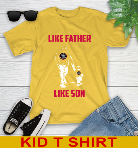 Toronto Raptors NBA Basketball Like Father Like Son Sports Youth T-Shirt 9