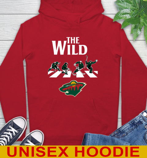 NHL Hockey Minnesota Wild The Beatles Rock Band Shirt Hoodie 10
