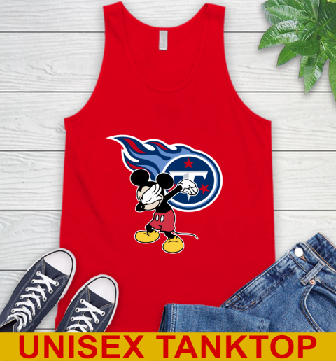 Tennessee Titans NFL Football Dabbing Mickey Disney Sports Tank Top 6
