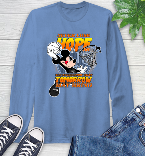 Brooklyn Nets NBA Basketball Mickey Disney Never Lose Hope Long Sleeve T-Shirt 12