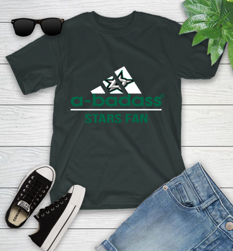NHL A Badass Dallas Stars Jackets Fan Adidas Hockey Sports Youth T-Shirt 6