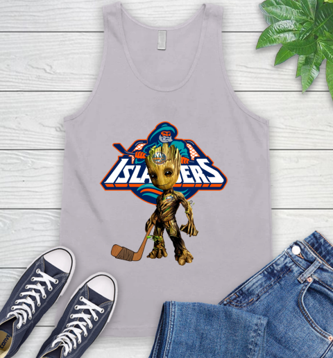 New York Islanders NHL Hockey Groot Marvel Guardians Of The Galaxy Tank Top 4